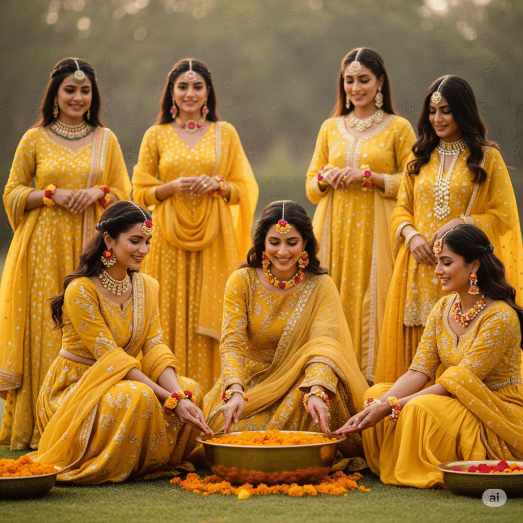 Haldi Dresses for Women