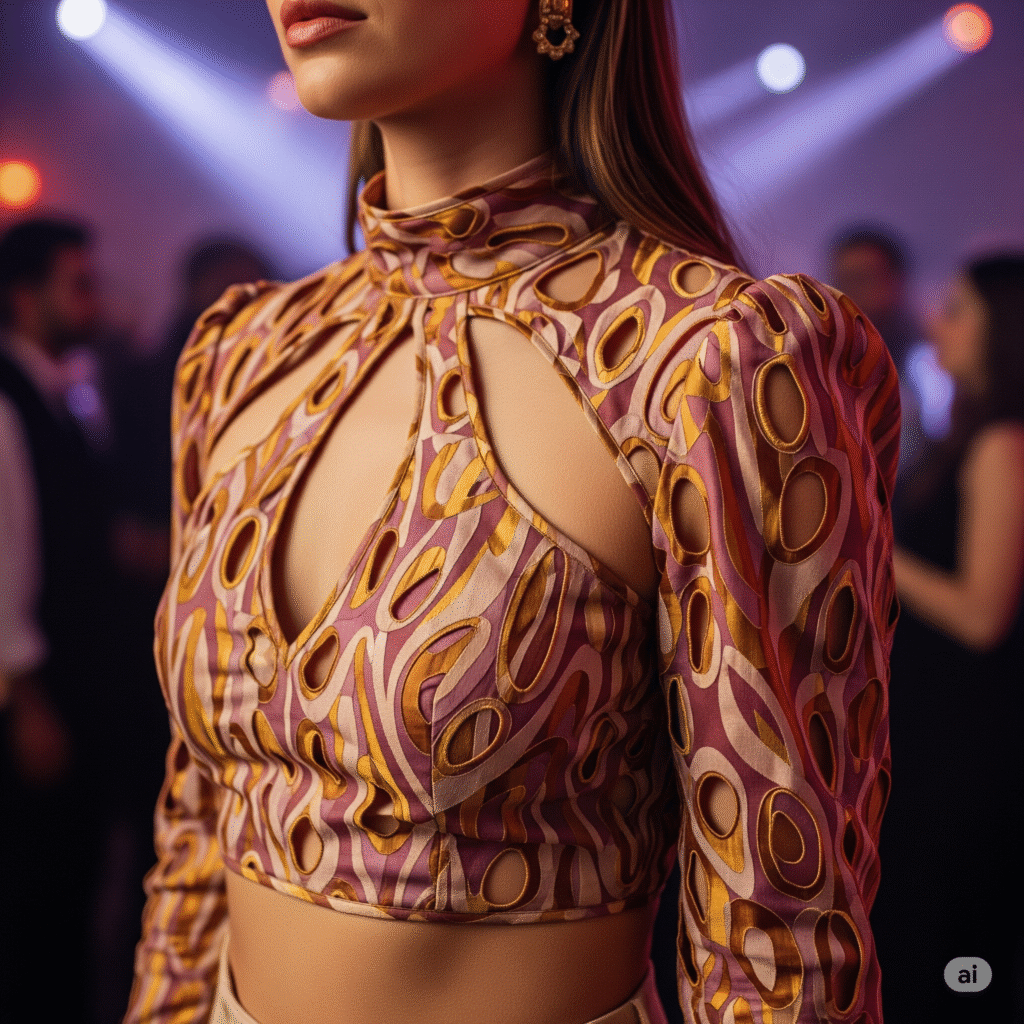 Sleeveless Blouse Design