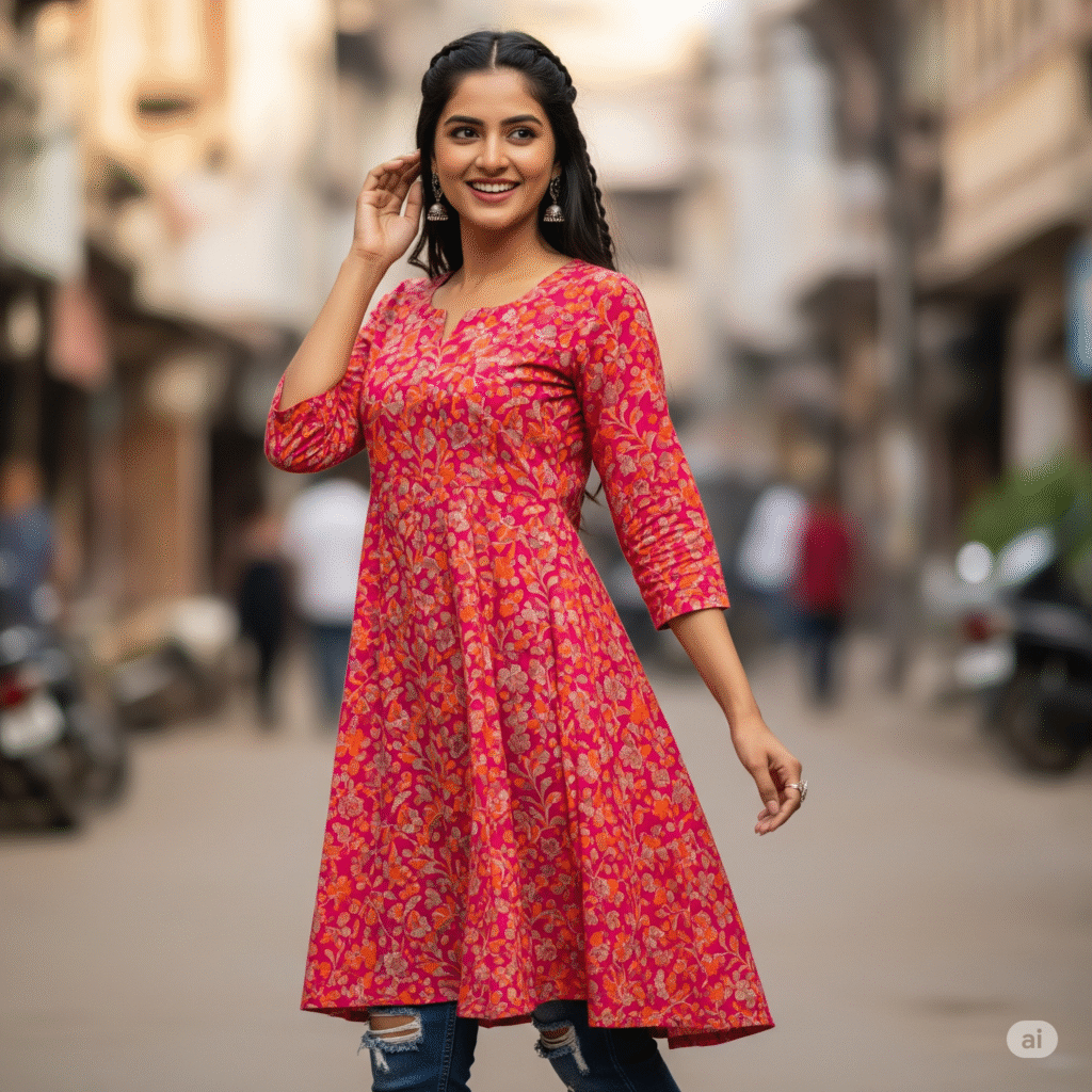 Kurti With Jeans
