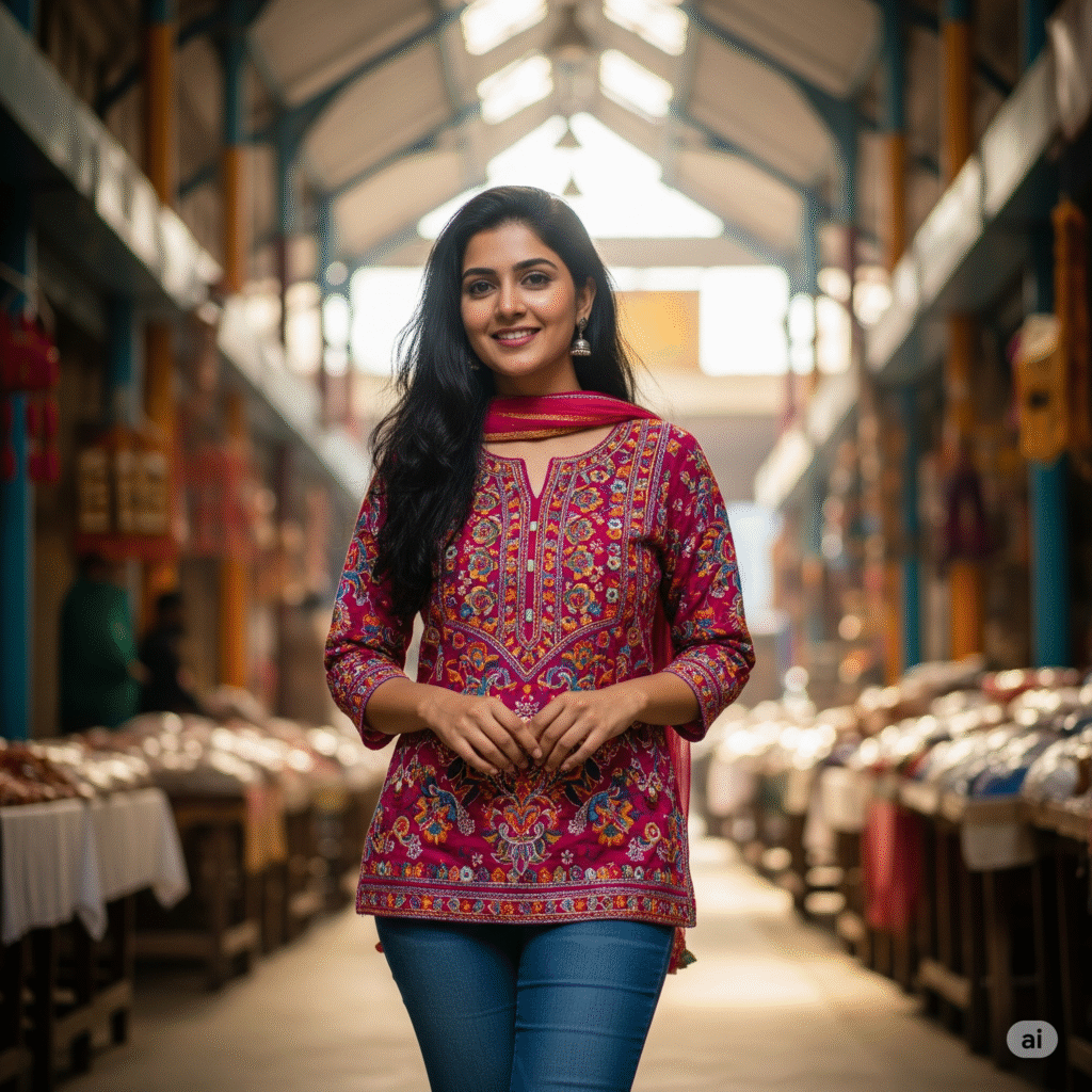 Kurti With Jeans