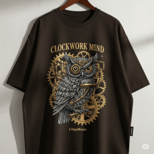 Dark brown oversized T-shirt